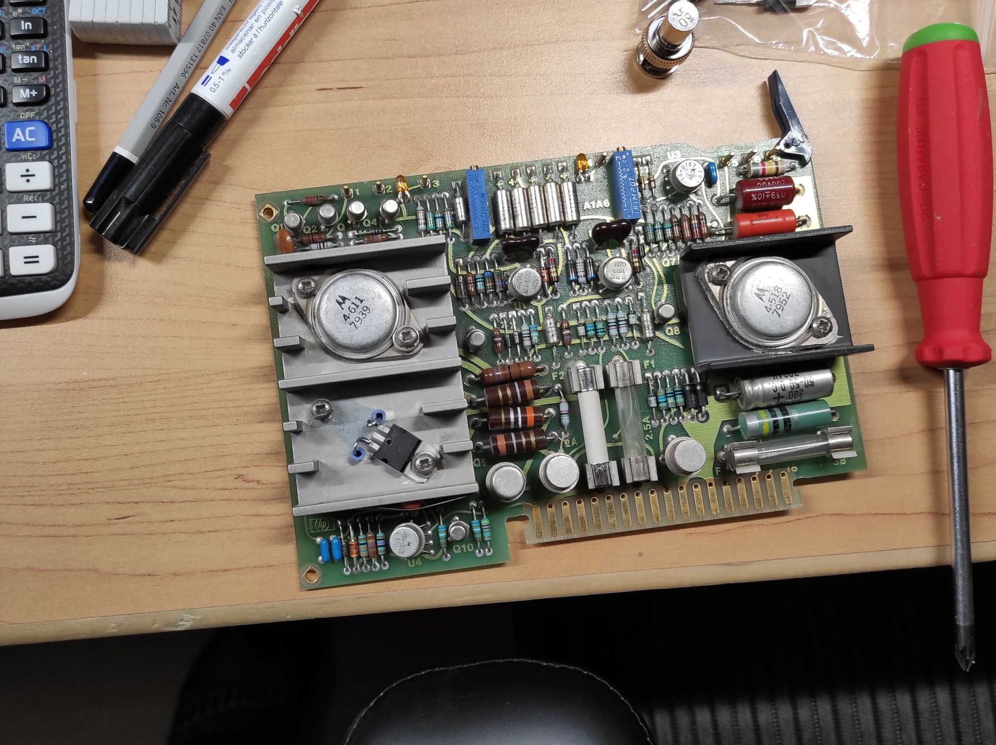 HP 8568A monitor repair