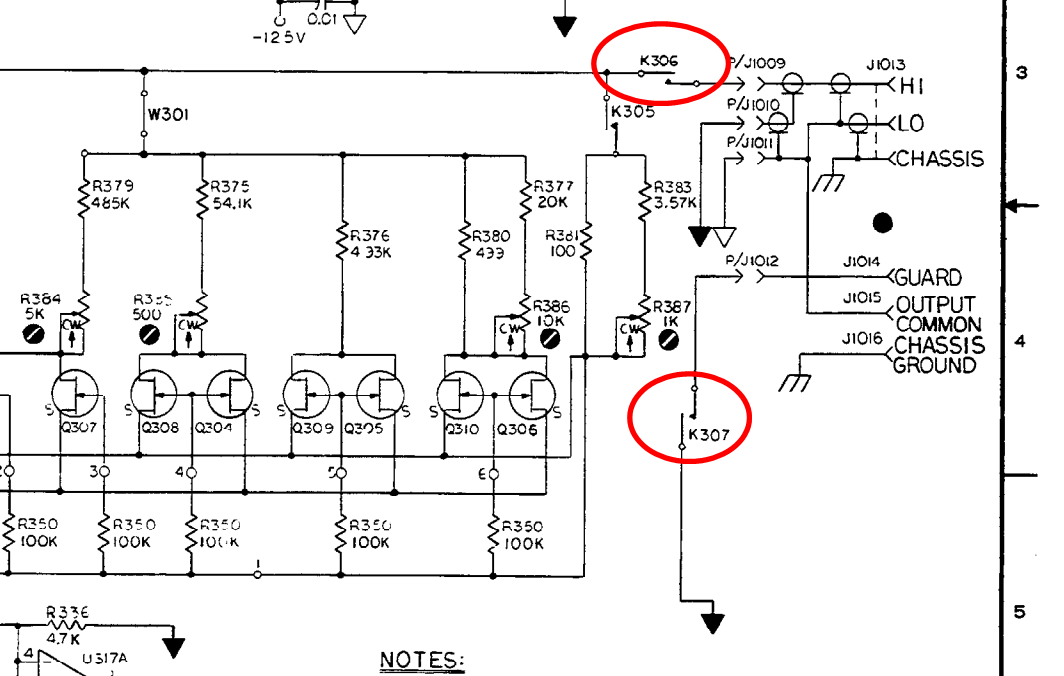 Keithley 224 Programmable Current Source - Compliance voltage limit repair