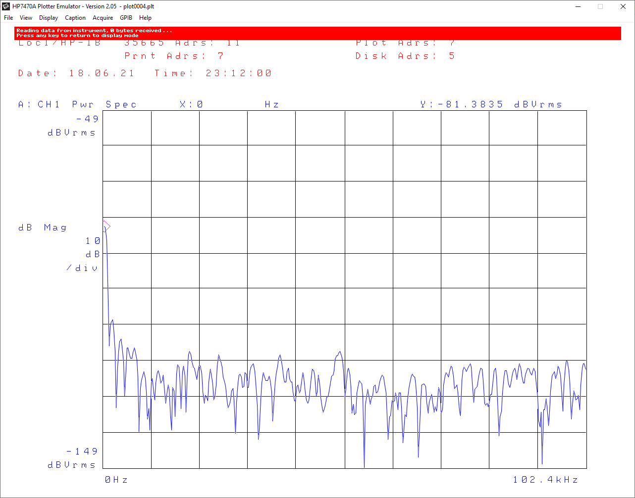 HP 35665A Plot to PC directly from GPIB