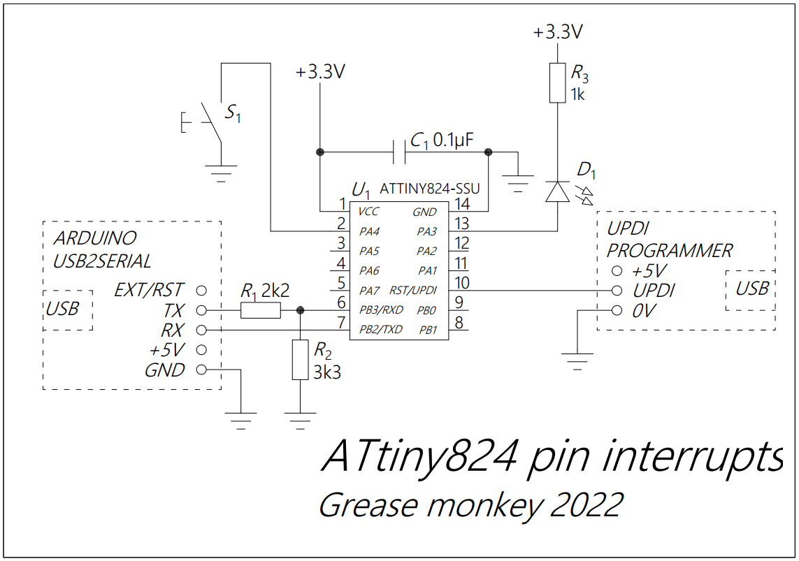 Notes on using the new ATtiny chips with the Arduino IDE