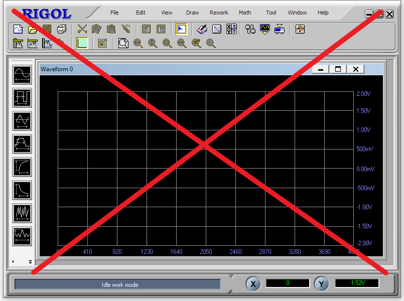 Rigol DG1022 How to create waveforms with python